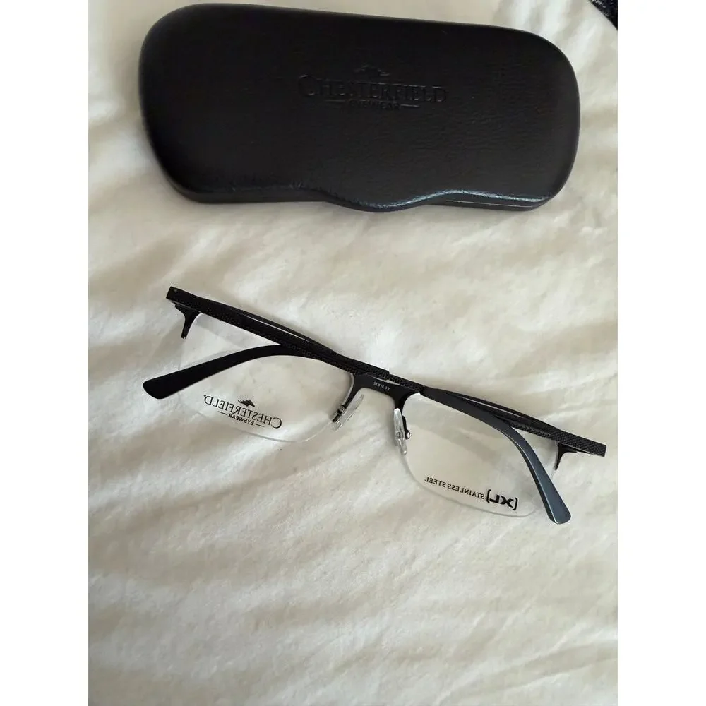 New chesterfield prescription glasses CH108XL matte black